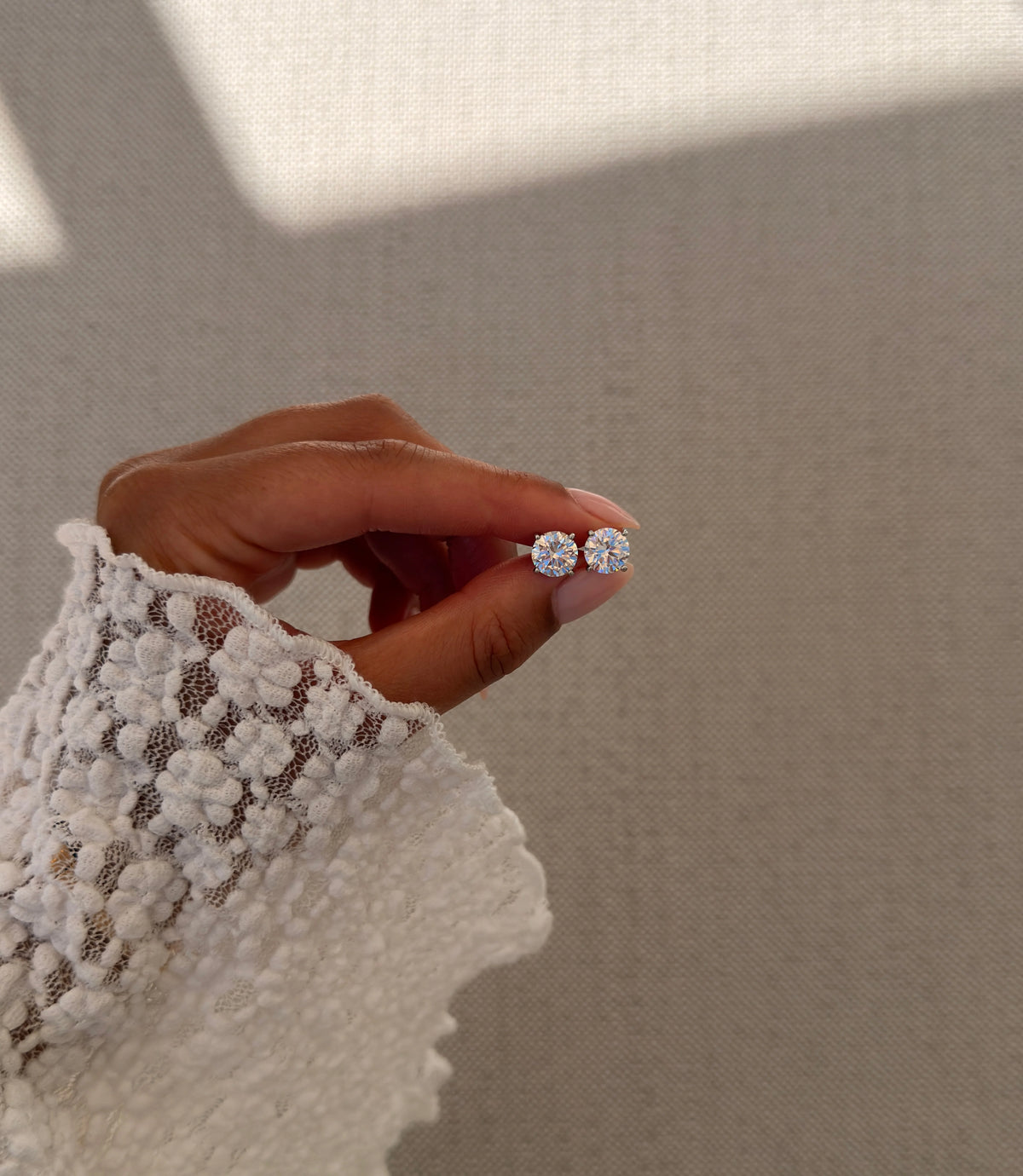 Brilliant Diamond Stud Earrings