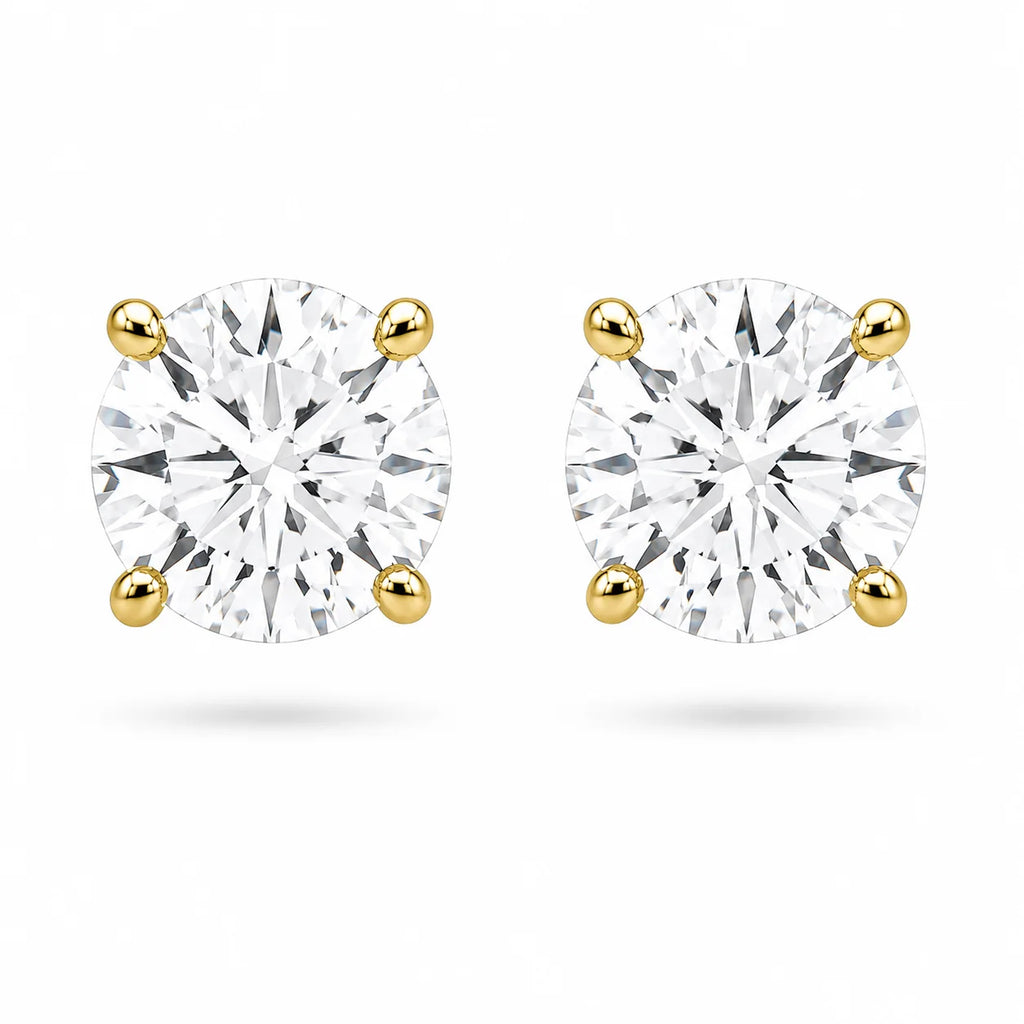 Brilliant Diamond Stud Earrings