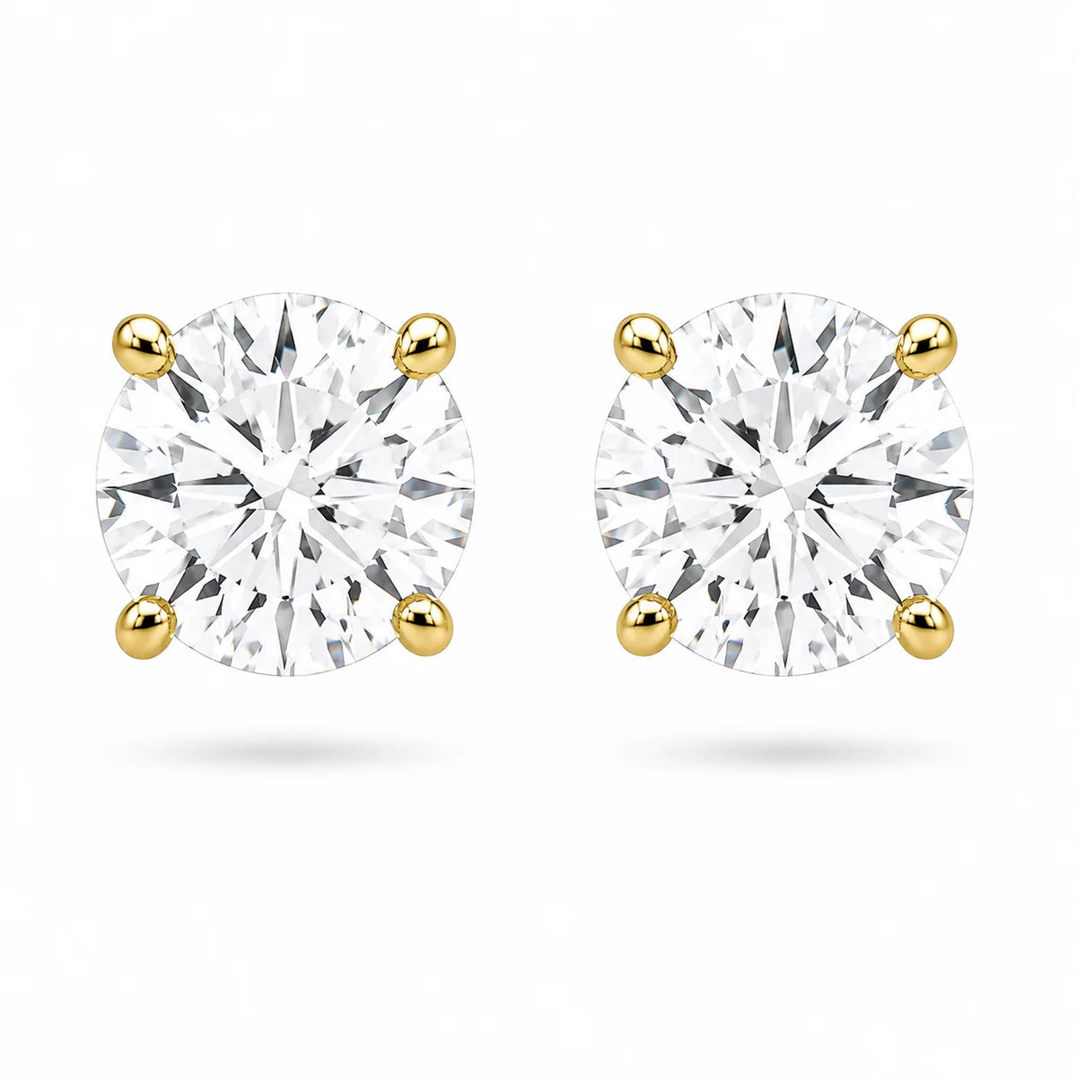 Brilliant Diamond Stud Earrings